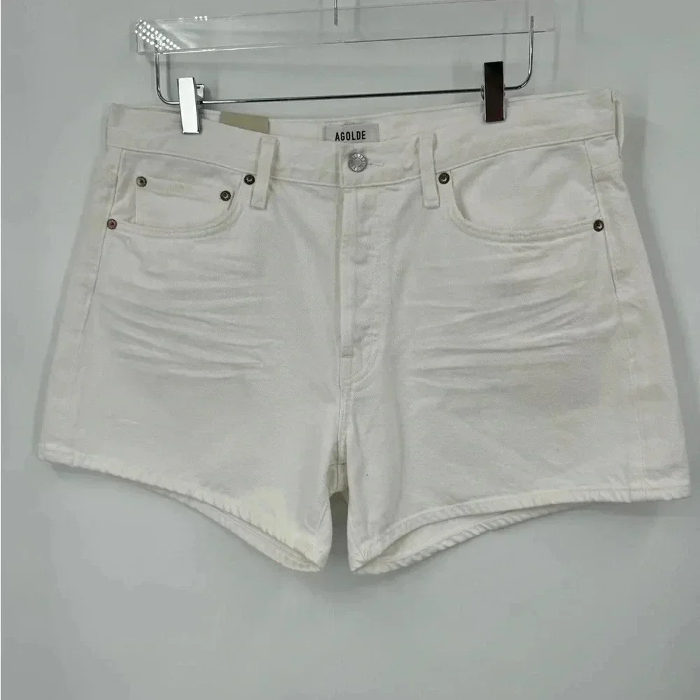 Agolde Parker Long Short Dough Size 32 B2287